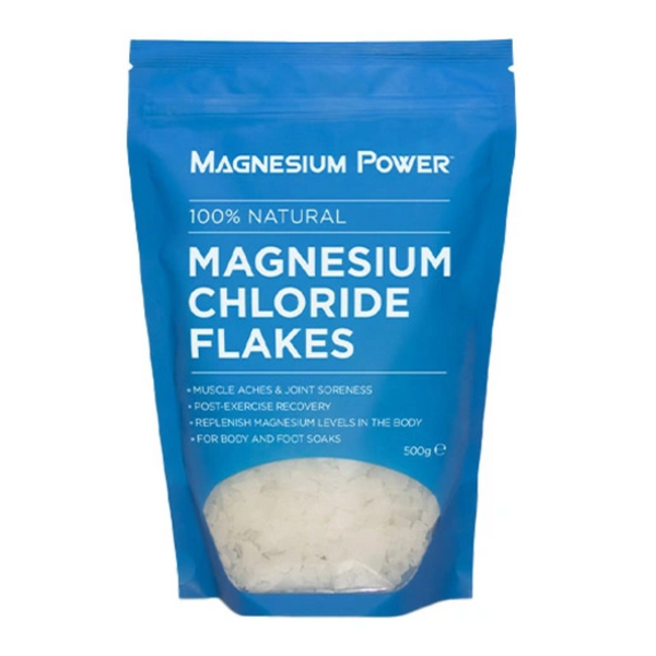 Magnesium Power Magnesium Chloride Bath Flakes 100% Natural 500g