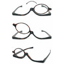 Dare to Wear Eye Make Up Eyeglasses Single Lens Rotating Glasses +1.50 Black
