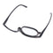 Dare to Wear Eye Make Up Eyeglasses Single Lens Rotating Glasses +2.00 Black