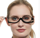 Dare to Wear Eye Make Up Eyeglasses Single Lens Rotating Glasses +2.00 Tortoiseshell