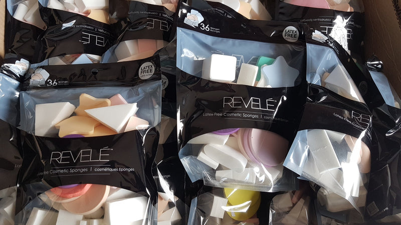 2x REVELE Latex Free Makeup Sponges for Foundation Cream and Powder 36 Pcs
