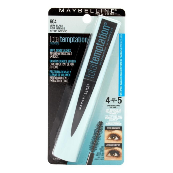 Maybelline Total Temptation Waterproof Mascara 604 Very Black
