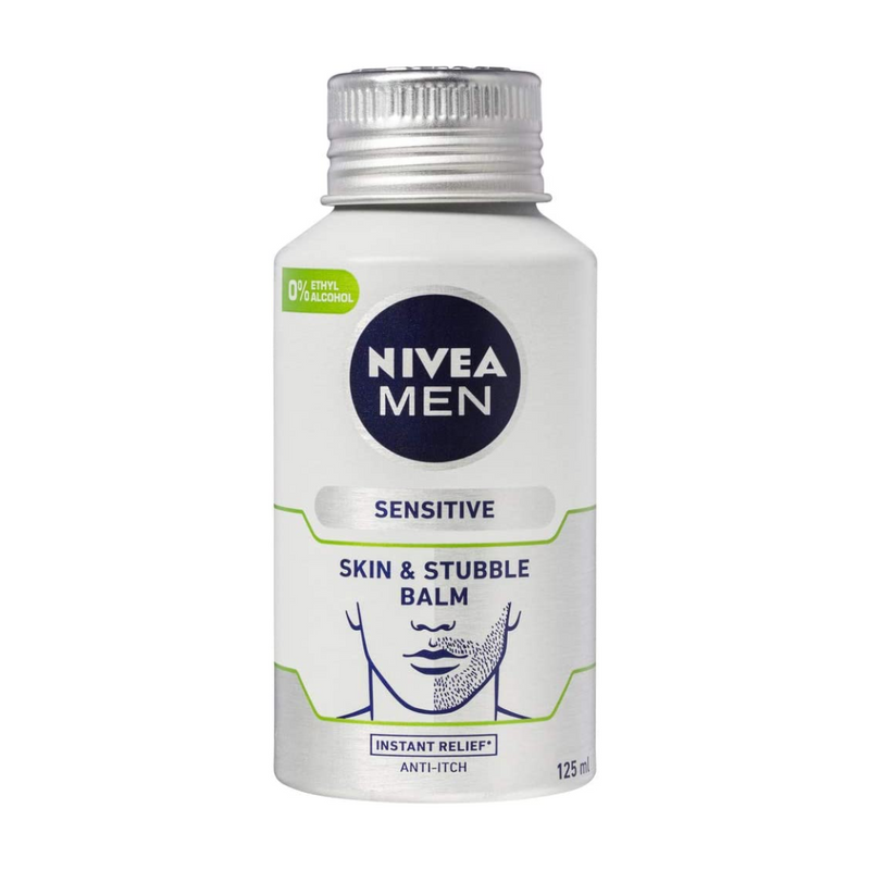 3x The Men's Gift Box - 3pk Nivea Men Sensitive Instant Relief Skin Stubble Balm