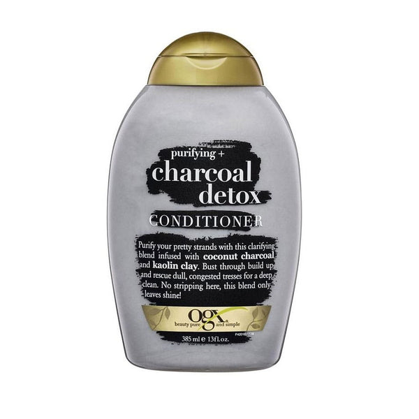  OGX Purifying + Charcoal Detox Conditioner 385mL - Makeup Warehouse Australia 