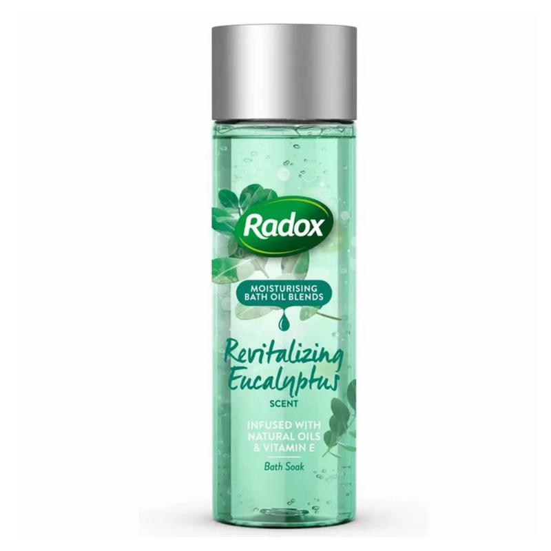 Buy 6 pack Radox Moisturising Bath Oil Blends Revitalizing Eucalyptus 200ml - Makeup Warehouse
