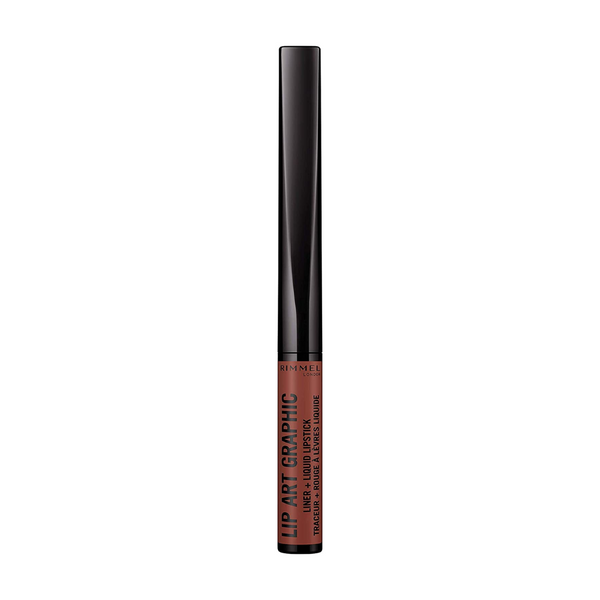 Rimmel Lip Art Graphic Liner + Liquid Lipstick 760 Now or Never - Makeup Warehouse Australia 