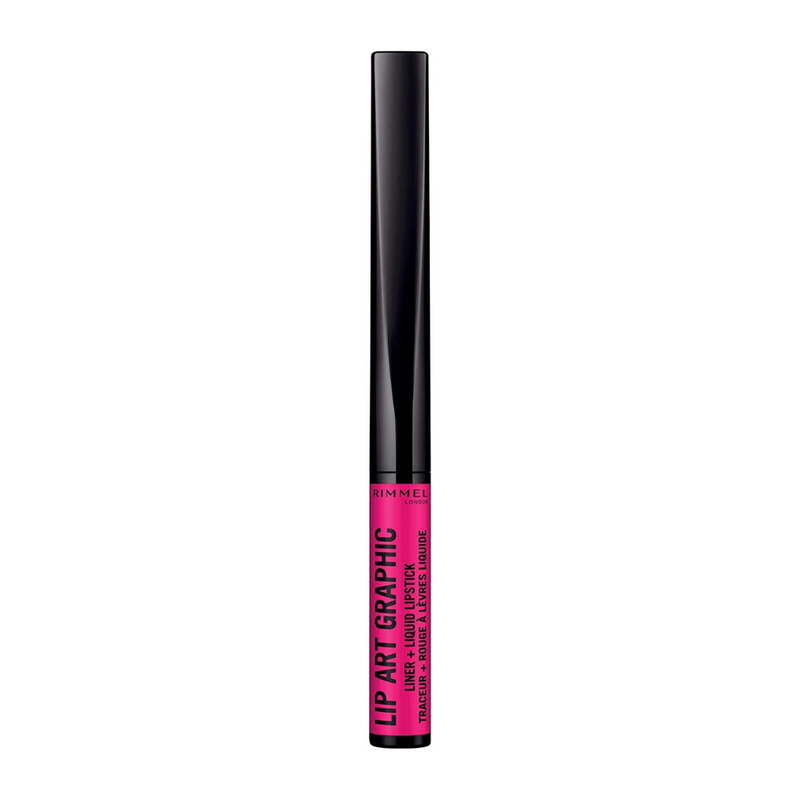 3x Rimmel Lip Art Graphic Liner + Liquid Lipstick 870 Own Your Power