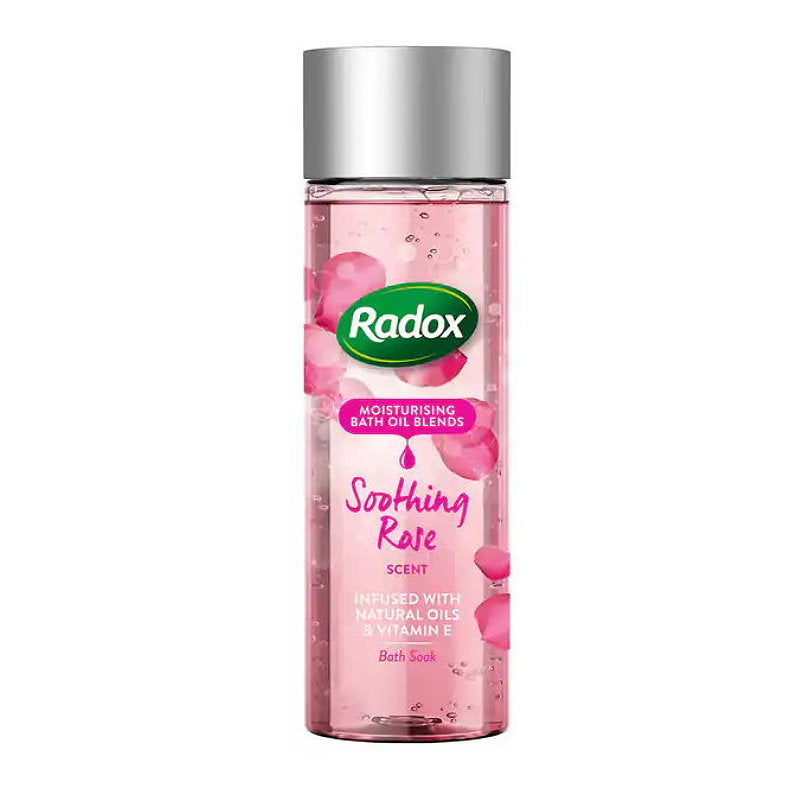 2x Gift Box 2pk Radox Moisturising Bath Oil Blends Soothing Rose Scent 200mL