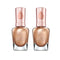 2x Sally Hansen Color Therapy Nail Polish 14.7ml 170 Glow With The Flow