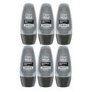 3x TWIN PACK Dove Men Care Antiperspirant Roll On Deodorant 48h Invisible Dry 50ml
