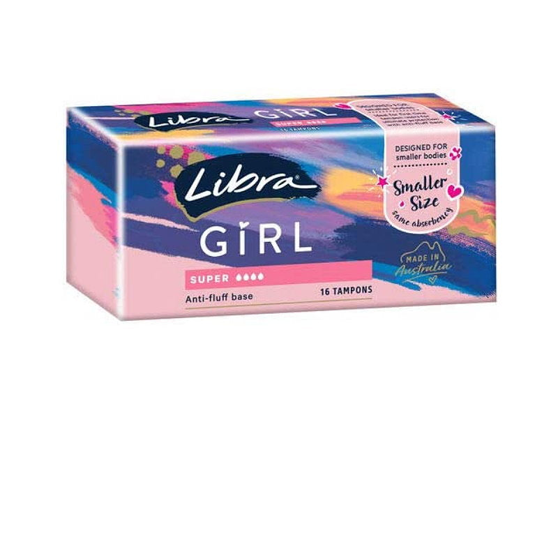 3x Libra Girl Super Tampons 16pk - Makeup Warehouse Australia 