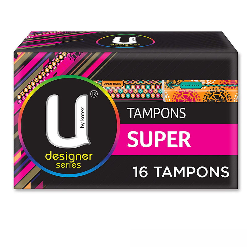 Tampons Super Pack of 16 - U by Kotex Designer