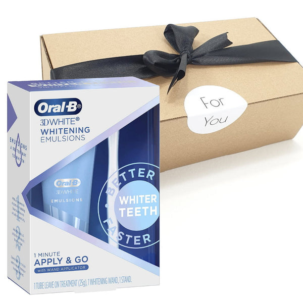 Buy Gift Box Oral-B 3D White Whitening Emulsions Apply & Go - Makeup Warehouse Australia 