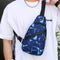 OSKA Men’s Perfect Day Bag - Casual Multifunction Shoulder Bag - Black & Tan