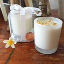 Rosy Gold Double Scented Candles Large Frosted Gloss Lemongrass & Persian Lime - Makeup Warehouse Australia 