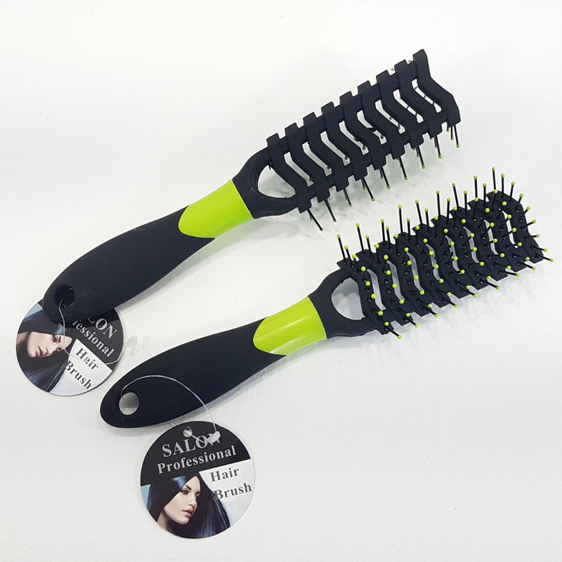 Salon Professional Hair Brush green - Makeup Warehouse Australia 
