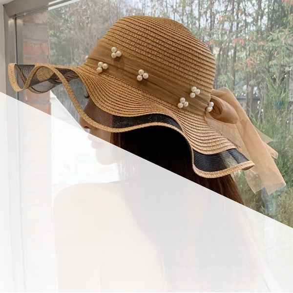 Daraz Baby Girl Straw Hat Casual Fashion Baby Cap Kids Toddler