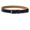 OSKA Men’s Belt Genuine Cowhide Leather Pin Buckle Black / Gift Box