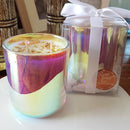 Rosy Gold Double Scented Candles Large Pearl Vanilla Caramel - Makeup Warehouse Australia 
