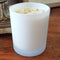 Rosy Gold Double Scented Candles Large Frosted Satin Brown Sugar & Vanilla - Makeup Warehouse Australia 